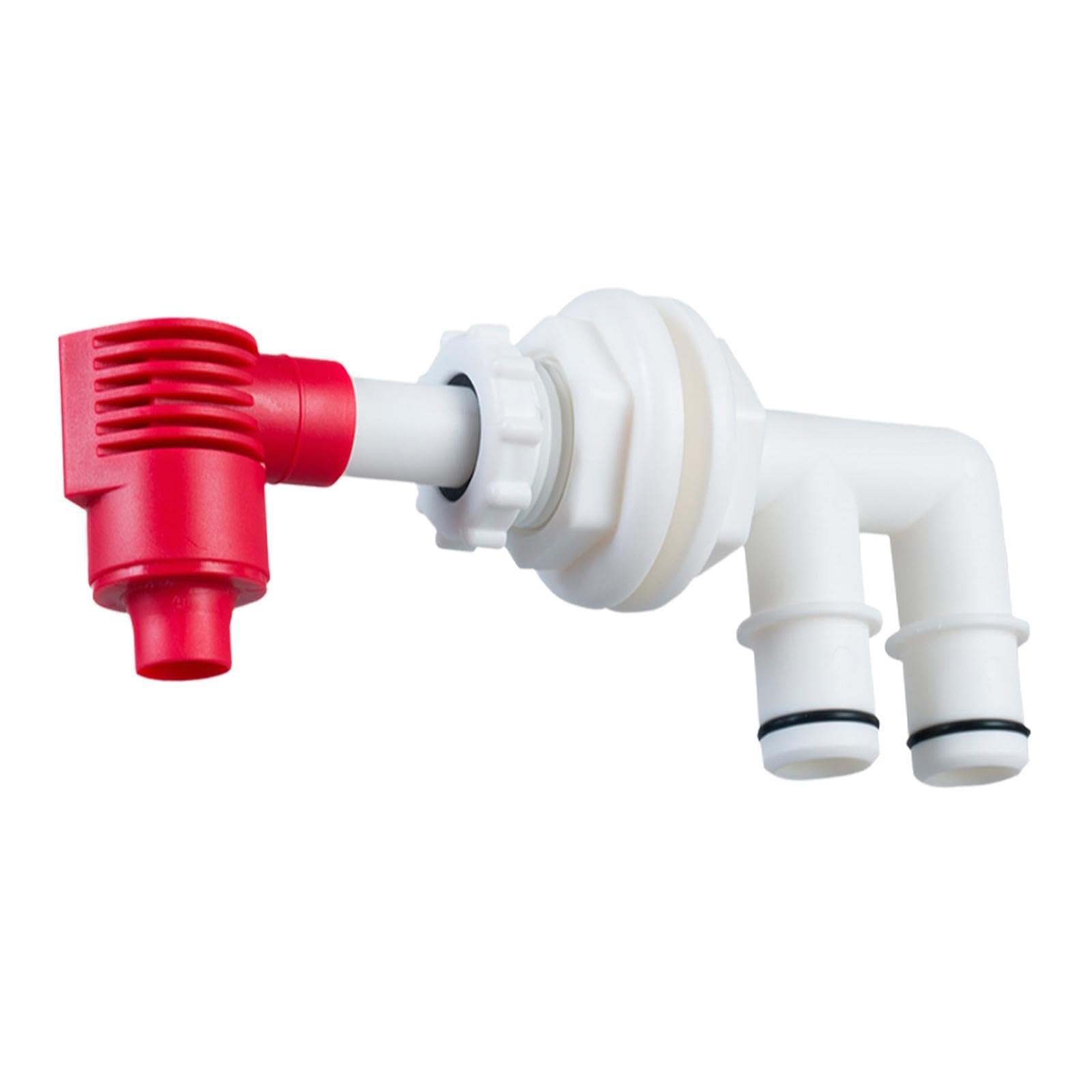 Amagogo Aérateur de vidange combiné pour Vivier de Bateau Circulation d'eau Efficace Installation Facile Accessoire de Navigation Haute Performance