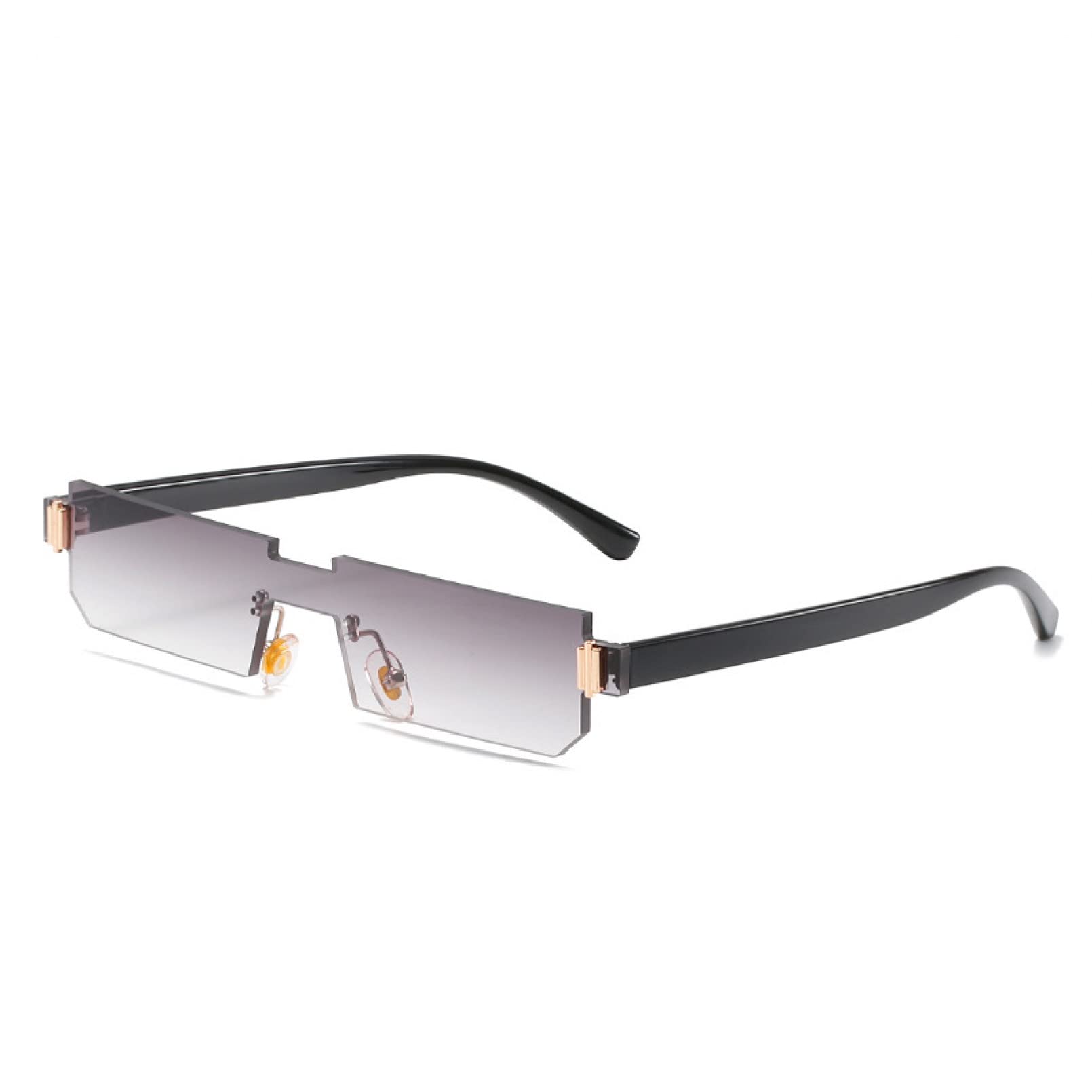 Gafas de sol Señoras y Hombres Universal Marco Pequeño Una Pieza Gafas de sol Tendencia Etapa Gafas UV400 Gafas de sol