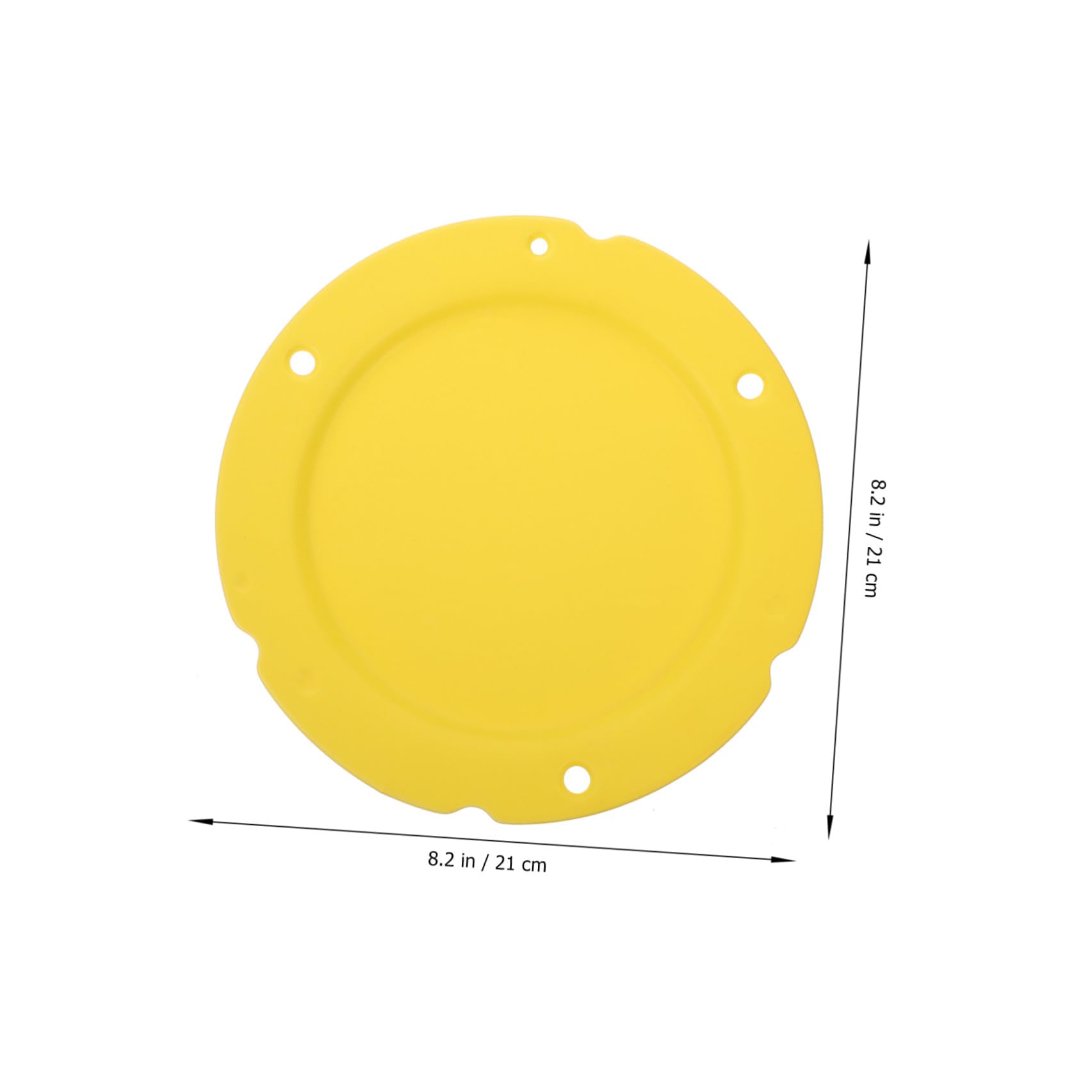 Assiette de Service Facile à Nettoyer Ranger Jaune en Céramique Forme Ronde pour Pâtes et Restaurant