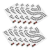 Sécurité pour les surfaces: les autocollants sont conçus pour être sûrs pour les murs et les meubles, ce qui les rend faciles à éliminer sans causer de dommages.