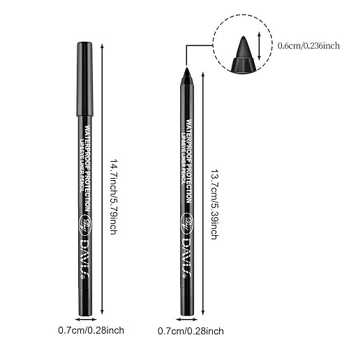 Miniatura 7 de Juego de 15 lápices delineadores de ojos coloridos, lápiz de sombra de ojos, kit de delineador de ojos metálico, lápiz delineador de ojos con