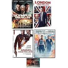 أوليمبوس سقط / لندن سقطت / أنجيل سقط البيت الأبيض أسفل 4 مجموعة DVD مع بطاقة فنية كاميرا فيلم مكافأة