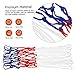 GRIRIW 2Pcs Heavy Duty Basketball Shot Practice Nets Durable Woven Design Easy to Install Standard Rim for Games Weather Resistant for All Conditions