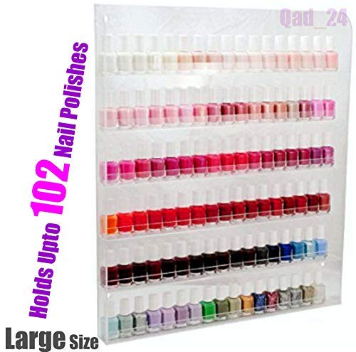 Home-it Nail Polish Rack Nail Polish Organizer Holds up to 102 Bottles Great nail polish holder nail polish storage
