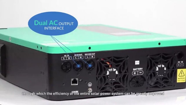 Anern Hybrid-Wechselrichter 6200W 48V DC Zu 230V AC – Off-Grid, Reine Sinuswelle, 120A MPPT, Inkl. WiFi-Modul, Für Lithium- & Bleiakkus