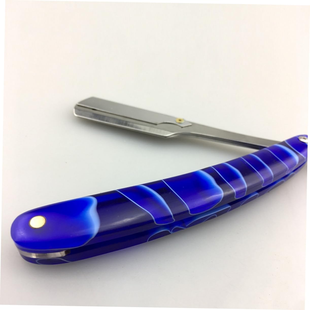 FOMIYES 3 Pz rasoio manuale per uomo modellatore di lisci barba da uomo pieghevole rasoio portatile shaver da barba in metallo da raschietto