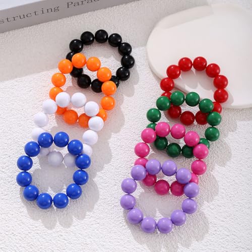 18MM Bohemian Seed Bead Bracelet - Handmade Multicolor Beaded Accessory for Women |Adjustable Beaded Jewelry Gift Stretchable Bracelet for Her Gift3