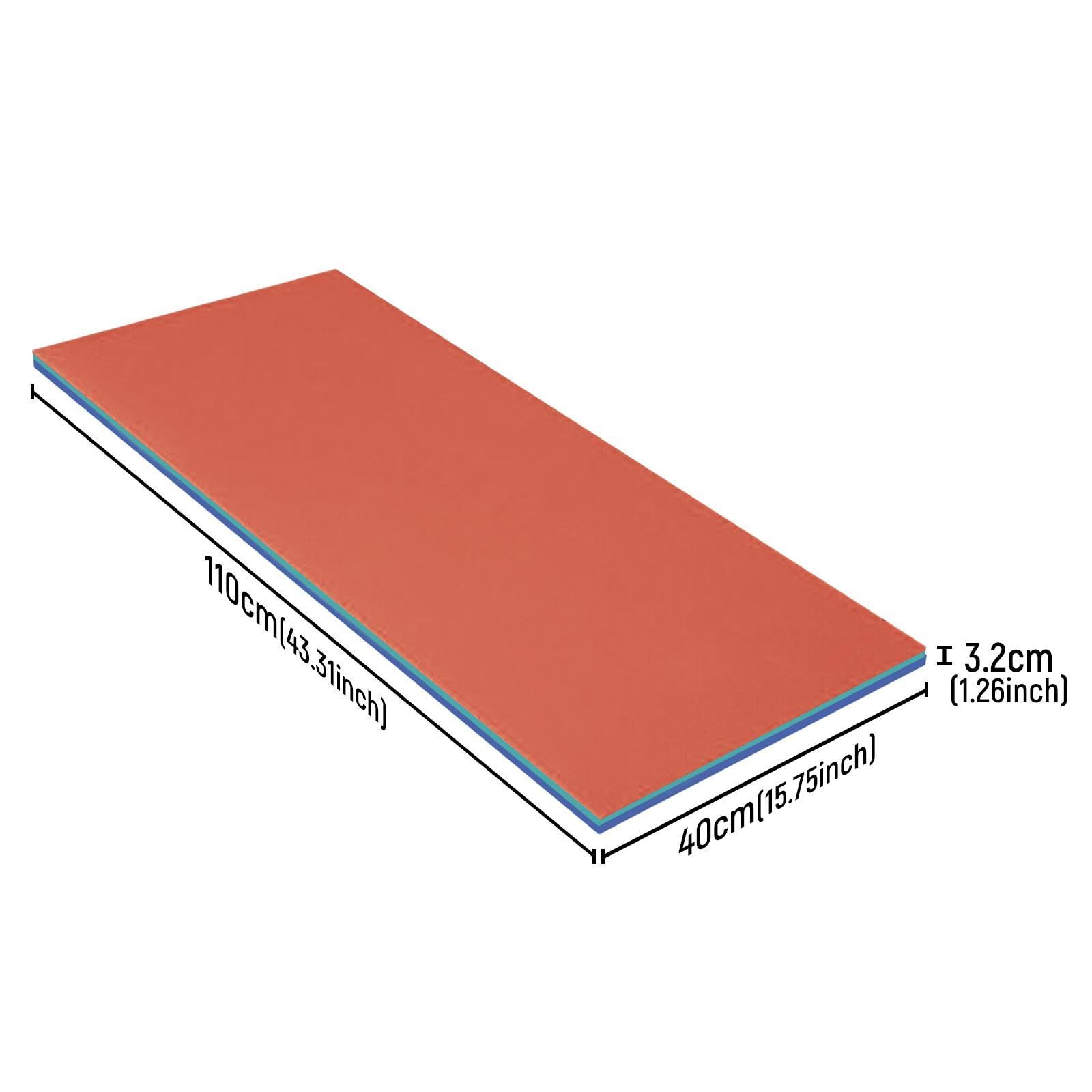 Colchoneta Flotante de Piscina Cama Flotante Almohadilla de Flotación Tapete de Agua Material XPE Almohadilla Confortable Adecuado para Relajación