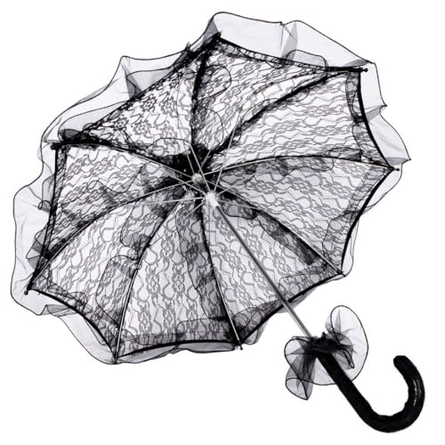 Ombrelle en dentelle romantique de 50cm pour revivre la magie des Années Folles