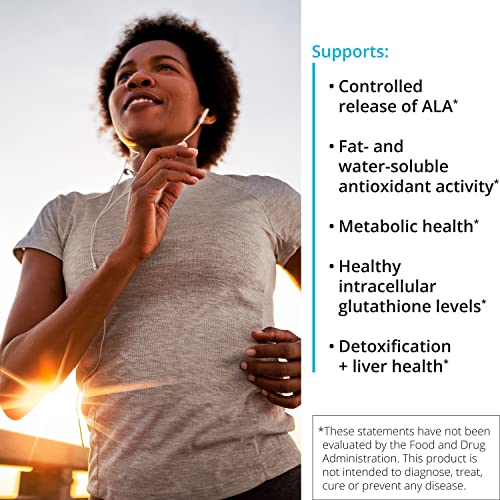 Xymogen Alamax Cr - Controlled-Release Alpha-Lipoic Acid Antioxidant Supplement - Ala Supplement 600 Mg With Biotin - Supports Healthy Intracellular Glutathione Levels + Liver Support (60 Tablets) #TOP1
