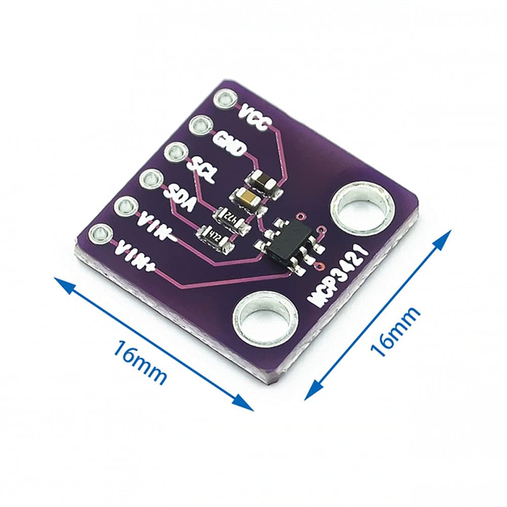 RAKSTORE MCP3421 ADC-Modul – I2C, SOT23-6, Delta-Sigma, Für PICkit Serial Analyzer, Zur Spannungsmessung