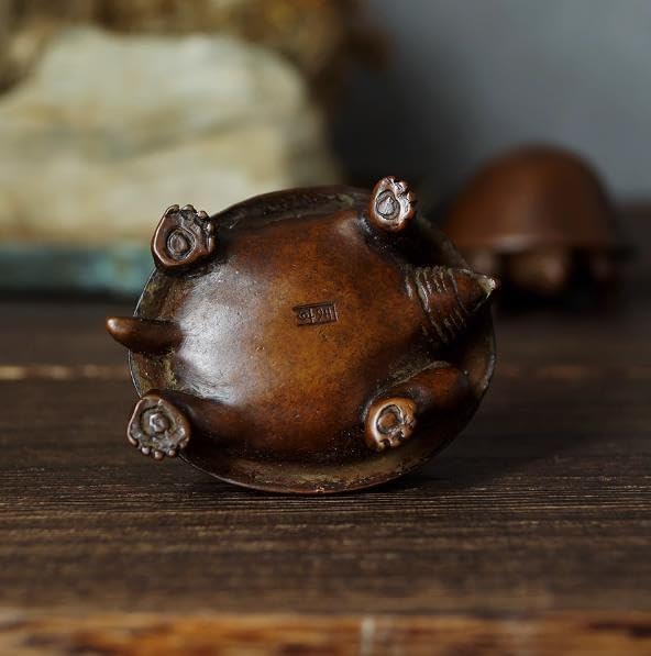 銅製 元宝亀 茶玩 蓋置 文鎮 茶卓 装飾品 工芸品 美術品 銅製 元宝亀 茶玩 蓋置 文鎮 茶卓 装飾品 工芸品 美術品