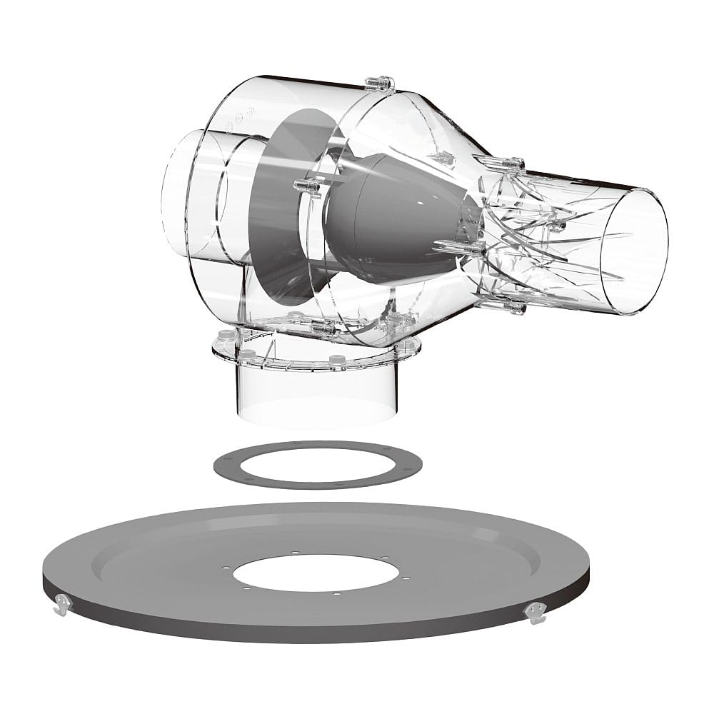 Collettore Di Polvere Ciclone Doppia Filtrazione - Per Aspiraporvere 50mm - Per Lavorazione Legno Fai Da Te - Foto 4