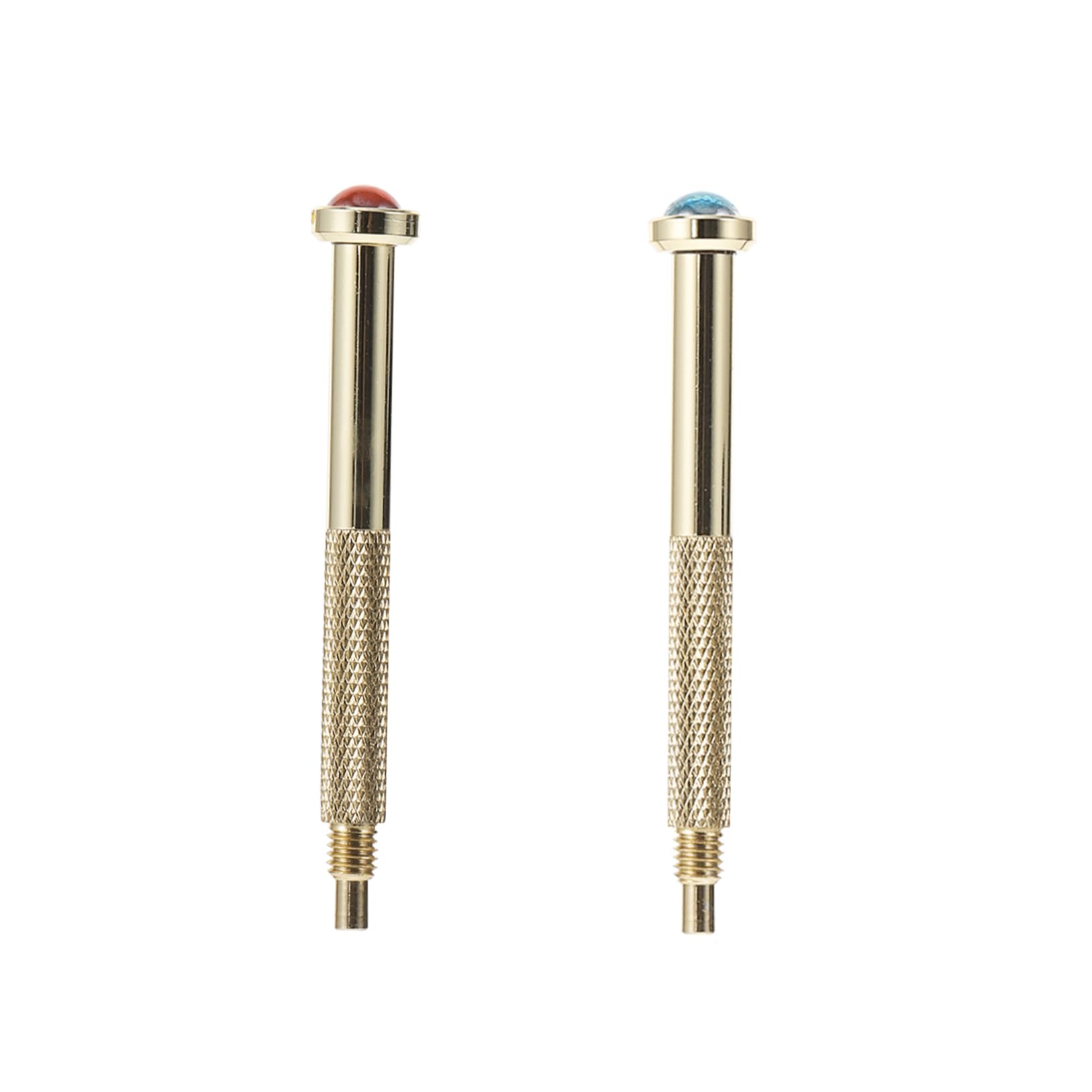 LIFKOME 2pcs Nail Hand Drills Nail Art Piercing Tool for Dangle Charm Piercing Install Tools Random Color