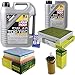 Produktbild Filter Set Inspektionspaket 6 Liter Motoröl Top Tec 4100 5W-40 MANN-FILTER Innenraumfilter Luftfilter Ölfilter