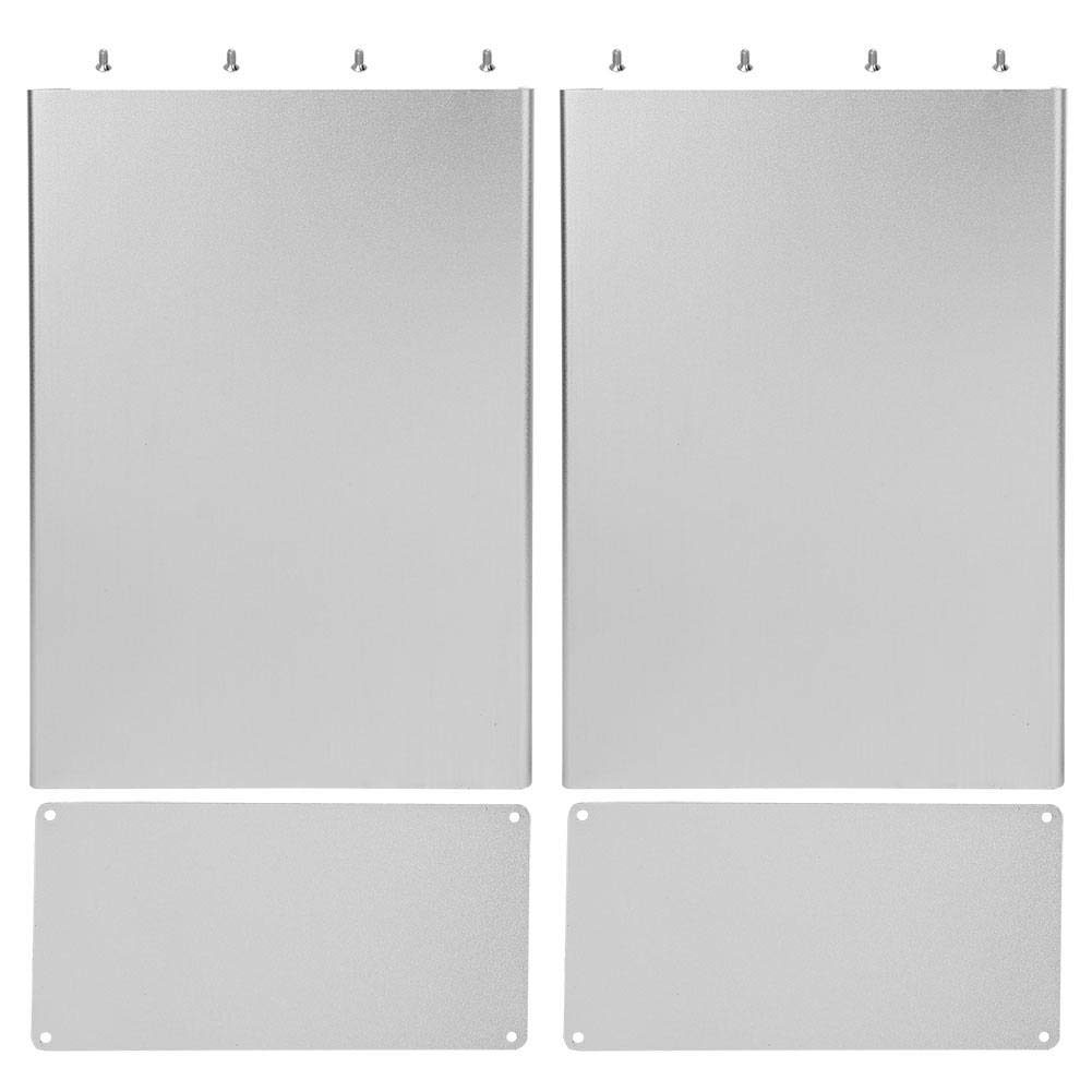 Scatola di progetto elettronica in alluminio, 80x160x220mm GPRS argento opaco Scatola per scheda PCB Custodia elettronica Custodia fai-da-te