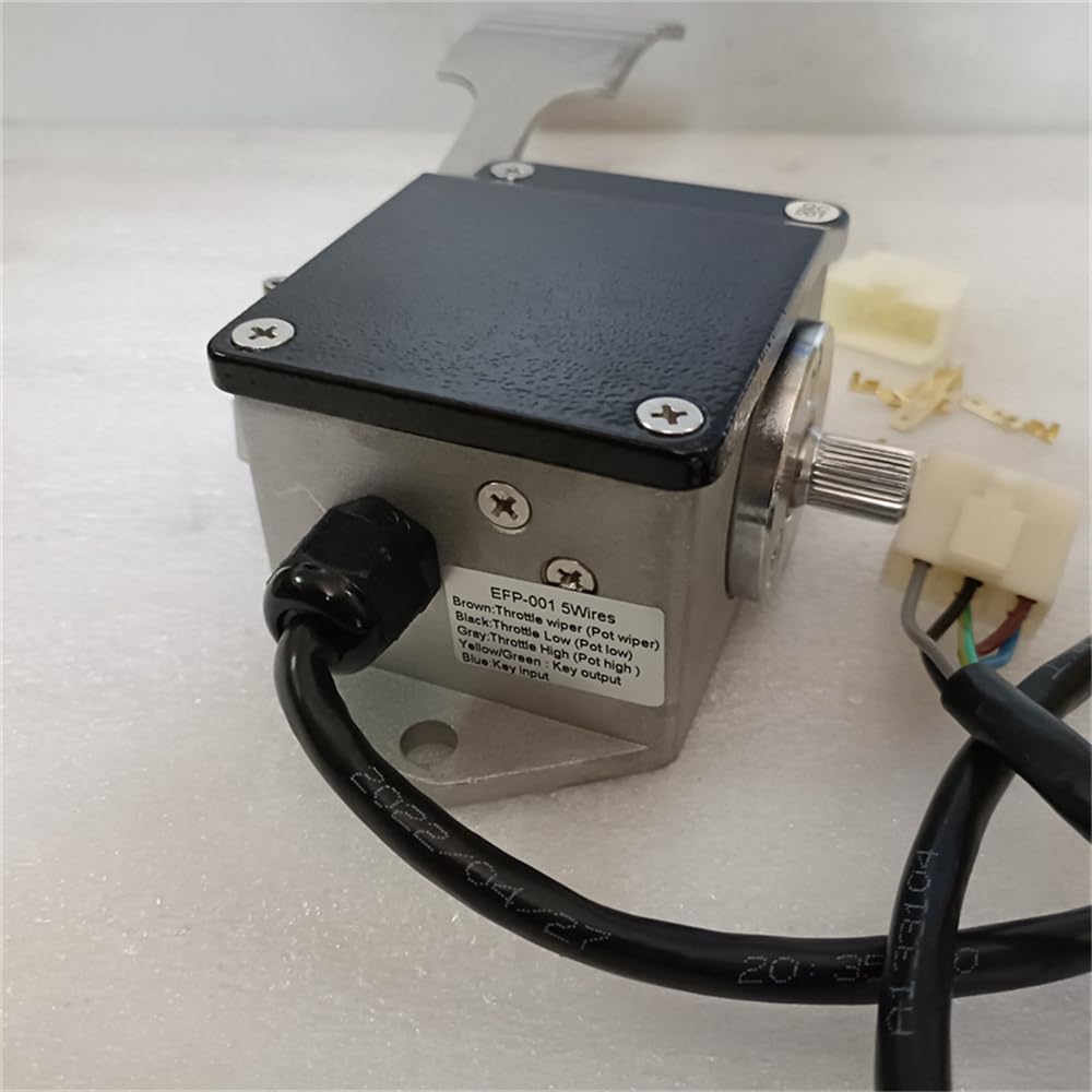 EFP-001 0-5K Elektrofahrzeug-Gashebelsteuerung, Gabelstapler, Sprint-Booster, Golfwagen, Gaspedal, Materialtransport-LKW-Zubehör (EFP-001 4 Drähte) (EFP-001 5 Drähte)