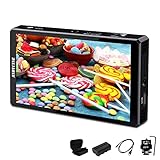 [Präziser Fokus und Verbesserung der Effizienz] Die CR6-Kamera platzierte Monitor in 6-Zoll-Touchscreen mit 1920x1080p-Auflösungen. Verbessert mit 8-Bit-Farbtiefe, die Ihnen die klare und sattere Farbe bieten. Erweiterte Fokus- und Belichtungsfunktionen wie Zebra, Fokushilfe, Histogramm und Wellenform usw. helfen Ihnen, richtig zu schießen und zu belichten.