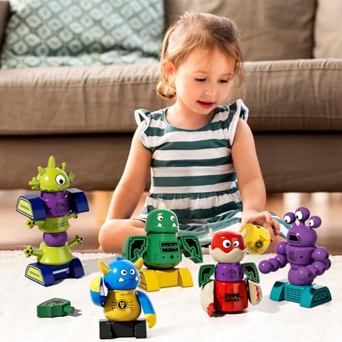 Mskoler 504 Magnet Robot Toy For 3 4 5 6 7 Years Old Boys thumb #3