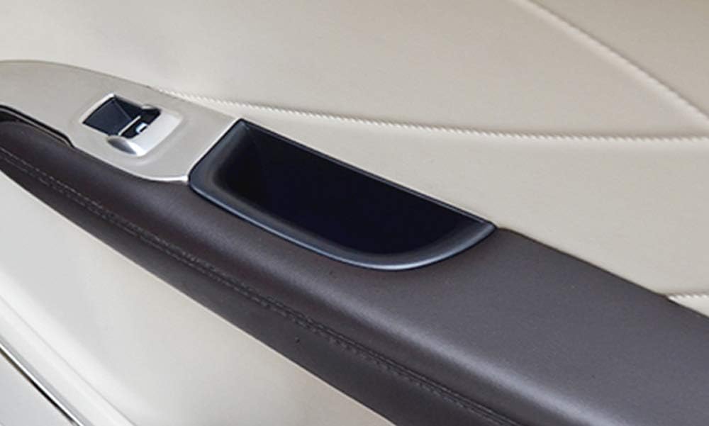 HIGH FLYING 4PCS Car Inner Side Door Glove Storage Box Holder Organizer for Lincoln MKC 2014-2019