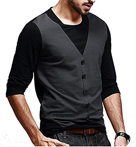Cotton, Casual Waistcoat Style T Shirt 