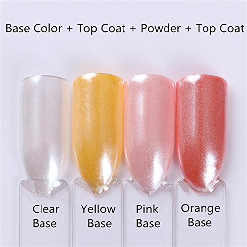 Nagelkunst-Pailletten Glitzerpuder für Damen, Nagelkunst, Glitzerpuder für Frauen, glänzende DIY-Pigment-Maniküre mit… – Bild 6