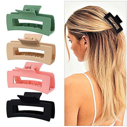 Ceetug Hair Claw Clips 8 Pcs Large 4.3 Inch Cute Claw Clips For Long Thick Hair #TOP2