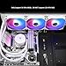 Thermalright Aqua Elite 360 White ARGB Liquid CPU Cooler, 360 AIO Cooling Row Size, 3x120mm PWM Fans with S-FDB Bearings,for AMD/AM4/AM5, Intel LGA1150/1151/1155/1156/1200/2011/1700/1851