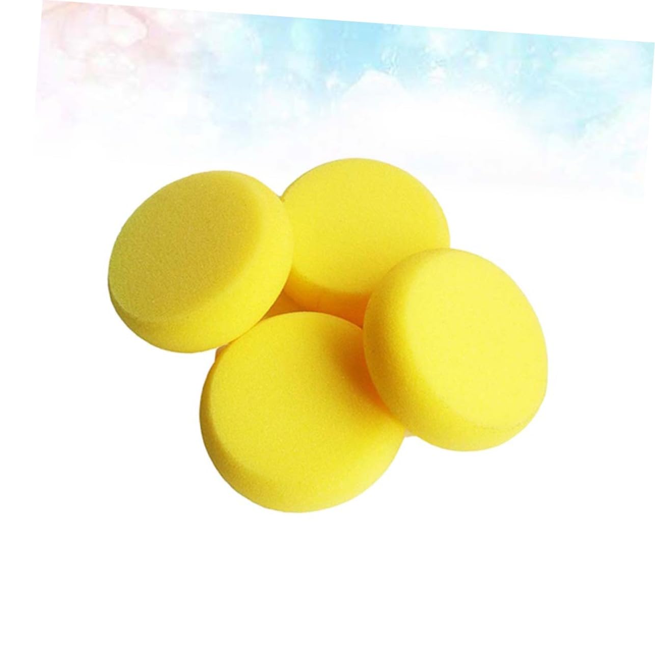 SEWACC 3 Juegos Herramientas De Pintura para Niños Pincel De Esponja para Pintar Yellow 20 Piezas * 3