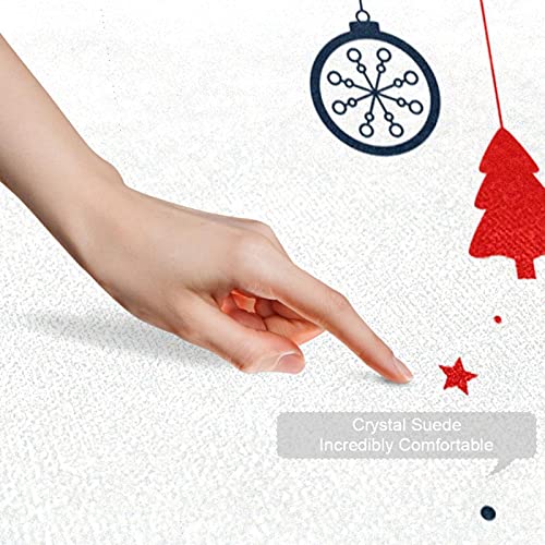 Alfombrilla de barrera lavable con base antideslizante resistente para Navidad 4