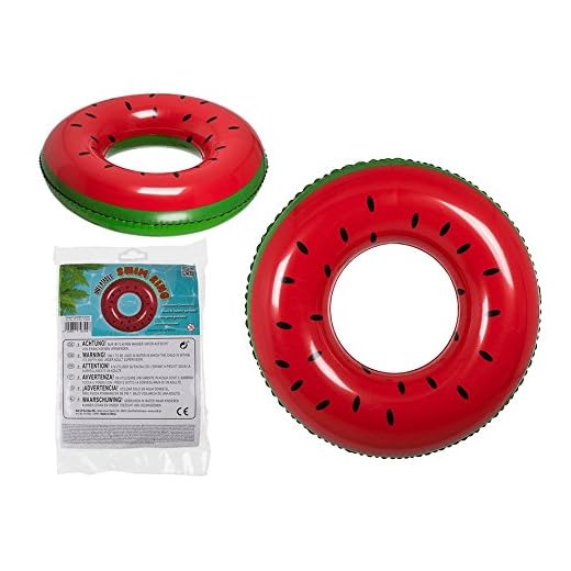 Ootb - Flotador Hinchable (Talla Única), Color Verde Y Rojo