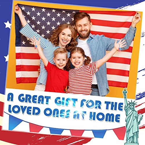 Image of Nosiny 100 Pcs American Flag Keychains 250th Anniversary USA Flag Key Chains Patriotic Party Favor 4th of July Accessories for Kids Adults Veterans Day Gifts Independence Memorial Day Souvenir