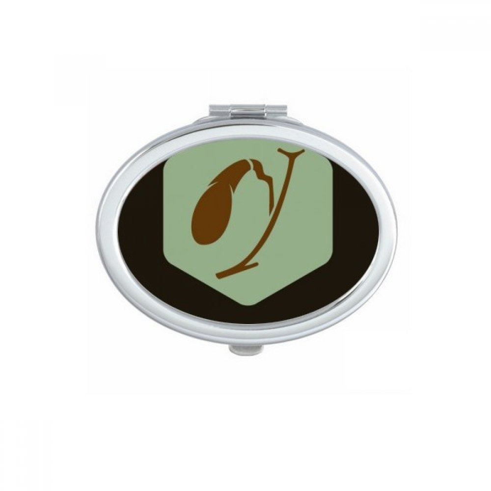 Miroir de maquillage compact petit intestin portable et robuste