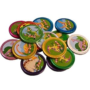 Chocolade dinosaurus munten (15 stuks)
