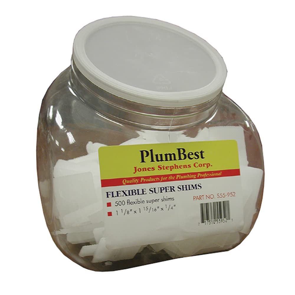 Flexible Super cuña de Jones Stephens Corp (200 pcs): elimine balanceos y suelos inestables
