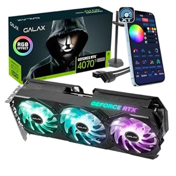 Placa De Vídeo Galax GeForce RTX 4070 Ti Super EX Gamer 1-Click OC, 16GB, GDDR6X, 256-Bit, RGB, Preto