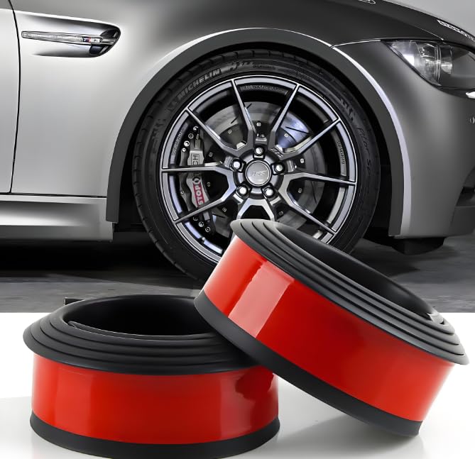 Funzione protettiva: I parafanghi svasati proteggono efficacemente il tuo veicolo da sporco, scheggiature e agenti atmosferici. Progettati per mantenere la tua auto in perfette condizioni, i parafanghi svasati offrono una barriera resistente contro graffi, ammaccature e colpi