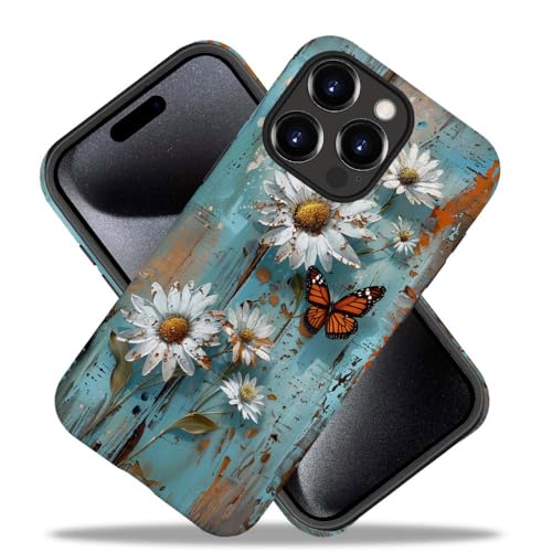 Coque design fleurs iPhone 15 Pro Max DAIZAG premium - 2