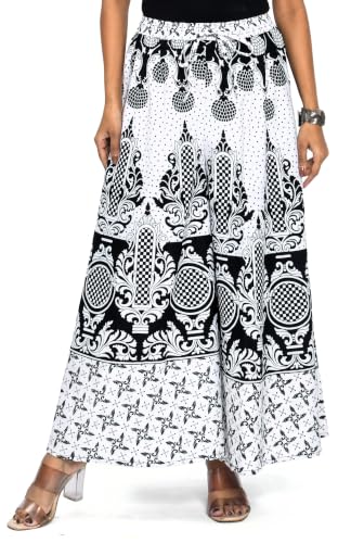 Image of Women's Cotton Long Palazzo Pant