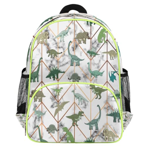 Sac à dos enfants motif marbré Dinosa pour la crèche et les sorties de week-end