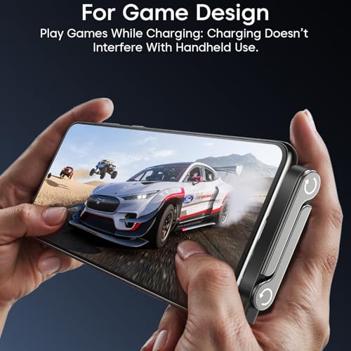 Image of Sounce 2-in-1 Invisible Phone Stand Charging Cable 240W | Fast Charging Cord with Built-in Phone Holder | Tangle Free Nylon Braided | Compatible with Smartphones & Tablets