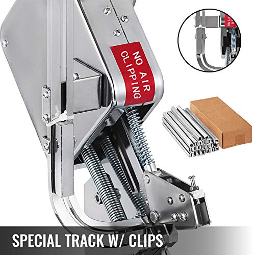 Happybuy U-shape Sausage Clipper Clipping Machine, Manual Sausage Clipper, Portable Clipping Machine with 8000PCS U-shape Clips, for Supermarkets Bakeries Cafe Shops - Thumbnail 6