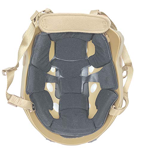 Kit De 19 Coussinets De Protection Pour Casque Tactique - Mousse EVA Mémoire Noire - ACH USMC PASGT