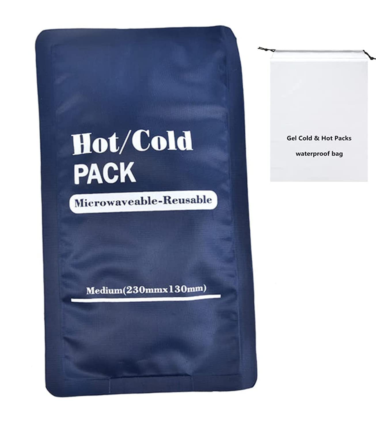 1PCS Hot & Cold Reusable Gel Pack Ice Pad Hot Warm Cold Therapy Compress to Back,Shoulder,Knee,Hip,Neck,Ankle