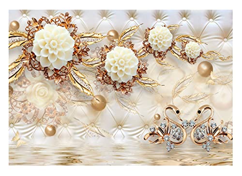 WallArena - Vlies Fototapete Kristalle 368x254 cm - Fototapeten - Tapeten -...