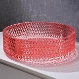 Diseño elegante en cristal transparente: Con unas dimensiones de 395 x 395 x 122 mm, el Lavabo Baño Cristal destaca por su brillo y transparencia. Crea impresionantes efectos visuales.