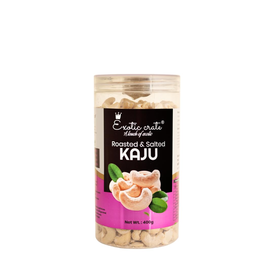 Exotic Crate Natural Premium Roasted & Salted Kaju 400gm | Whole Crunchy Cashew | Premium Kaju Nuts | Rich in Protein & Nutritious (B0D115MMDS) Amazon Price History, Amazon Price Tracker