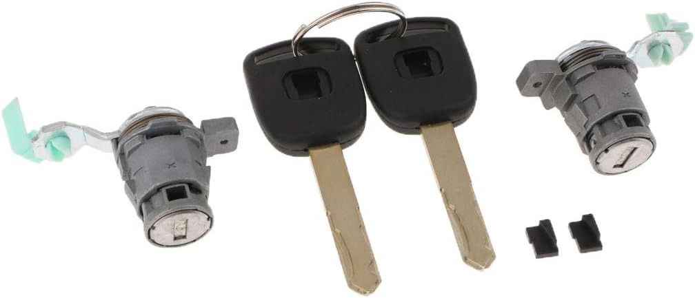 1 Set Car Door Lock Driver Side Door Lock Cylinder 2 Keys 72185S9A013 for Honda for Civic for Element for CRV for Odyssey S2000 2002-11