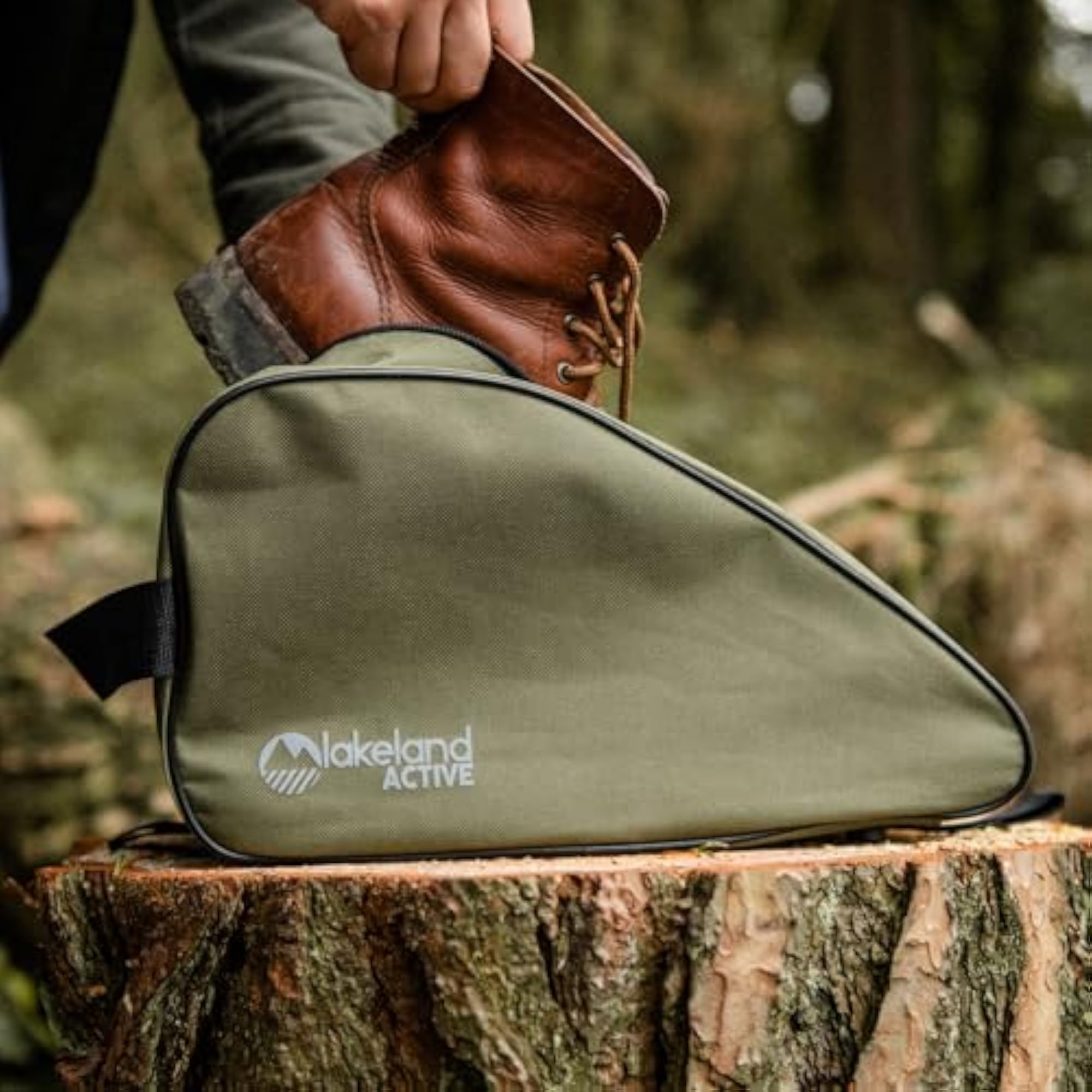 Mosedale Waterproof Walking Boot Bag, Moss Green