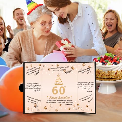Dincerpen Black Gold 60Th Birthday Decorations thumb #4